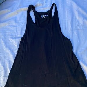 plain black tank top